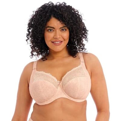 Elomi Women's Morgan Stretch Lace Banded Underwire Bra Cameo Rose Elomi Women's Morgan Stretch Lace Banded Underwire Bra Cameo Rose