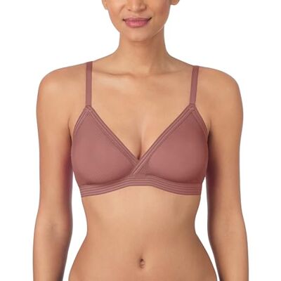 DKNY bh för kvinnor, transparent randig, Rosenträ, S DKNY bh för kvinnor, transparent randig, Rosenträ, S