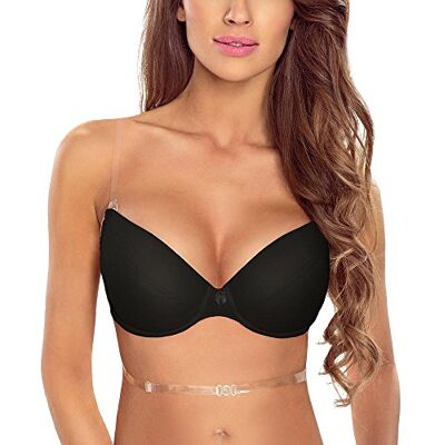 VIVISENCE 1035 dam push-up bh bygel maximizer multiway vadderad, svart, 70B VIVISENCE 1035 dam push-up bh bygel maximizer multiway vadderad, svart, 70B