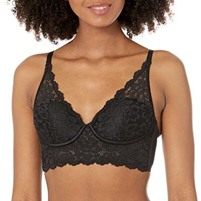 Maidenform Dam casual komfort konvertibel bralette, svart, 80C Maidenform Dam casual komfort konvertibel bralette, svart, 80C