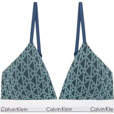 Calvin kvinnors lätt fodrad triangel LV00QF8498 triangel, grön (Bijou modernt emblem kontur+STRATIF), L, Grön (Bijou modernt emblem kontur+stratif), L Calvin kvinnors lätt fodrad triangel LV00QF8498 triangel, grön (Bijou modernt emblem kontur+STRATIF), L, Grön (Bijou modernt emblem kontur+stratif), L