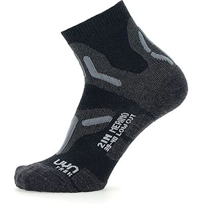 UYN Dam trekking 2 i Merino Low Cut strumpor, svart/grå, 41/42, svart/grå, 42 EU UYN Dam trekking 2 i Merino Low Cut strumpor, svart/grå, 41/42, svart/grå, 42 EU