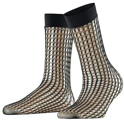 FALKE dam strumpor Wicker Game W så transparent mönstrade 1 par, svart svart 3009, ONESIZE FALKE dam strumpor Wicker Game W så transparent mönstrade 1 par, svart svart 3009, ONESIZE