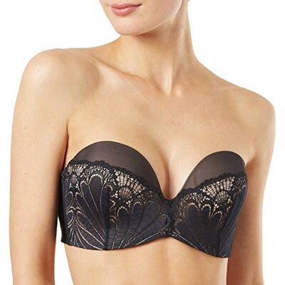 Wonderbra damer Ultimate strapless axelbandslös sömlös starkt grepp push-up bh Wonderbra damer Ultimate strapless axelbandslös sömlös starkt grepp push-up bh