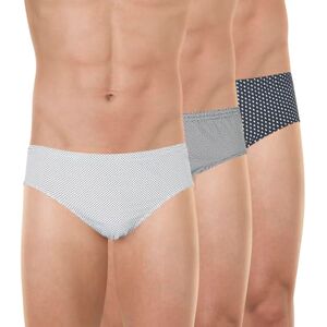 EMINENCE Set med 3 trosor för män med hög midja optimal komfort, premium bomull, elastiskt bälte, eleganta mönster Oeko-TEX® etikett standard 100, Svart halvcirkel grå/grå halvcirkel svart EMINENCE Set med 3 trosor för män med hög midja optimal komfort, premium bomull, elastiskt bälte, eleganta mönster Oeko-TEX® etikett standard 100, Svart halvcirkel grå/grå halvcirkel svart