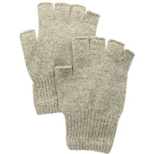 Fox River Socks mäns mellanstora fingerlösa handske kallt väder handskar Brown Tweed L