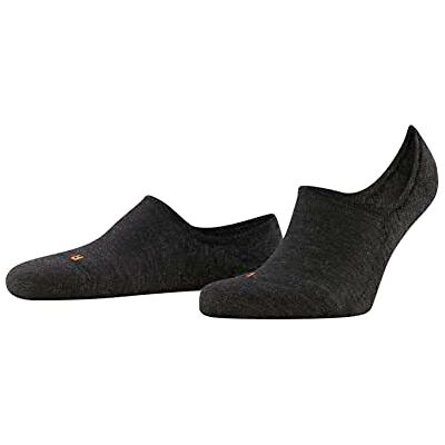 FALKE , unisex, håller varma strumpor, andas, klimatreglerande, lukthämmande ull, sportig osynlig High Cut värmande med plyschsula utan silikon, bekvämt 1 par, Grå (antracit melange 3080), 42-43 EU FALKE , unisex, håller varma strumpor, andas, klimatreglerande, lukthämmande ull, sportig osynlig High Cut värmande med plyschsula utan silikon, bekvämt 1 par, Grå (antracit melange 3080), 42-43 EU