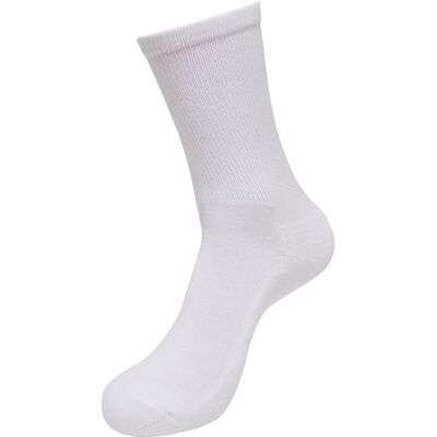 Build Your Brand Crew Socks, varma bomullsstrumpor, polyester och elastan finns i svart och vitt, storlekar 35–50, Vit, 47-50 EU Build Your Brand Crew Socks, varma bomullsstrumpor, polyester och elastan finns i svart och vitt, storlekar 35–50, Vit, 47-50 EU