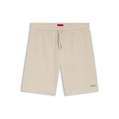 HUGO Pyjamas_shorts för män, Ljusbeige 271, L HUGO Pyjamas_shorts för män, Ljusbeige 271, L