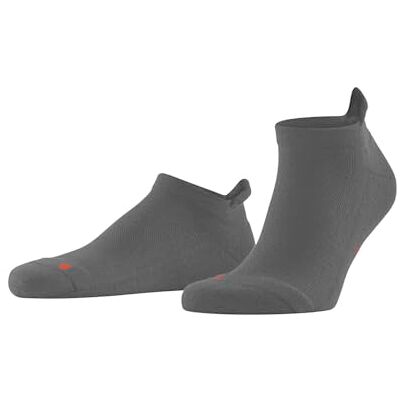 FALKE , unisex, Cool Kick sneakers, sneakerstrumpor, snabbtorkande, ventilerande, hållbart funktionellt material, lätt stoppning, plyschsula, kylande bekväm, sportig, platt söm, 1 par, Grå flanell FALKE , unisex, Cool Kick sneakers, sneakerstrumpor, snabbtorkande, ventilerande, hållbart funktionellt material, lätt stoppning, plyschsula, kylande bekväm, sportig, platt söm, 1 par, Grå flanell