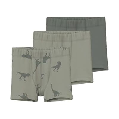 NAME IT Boxershorts för pojkar (3-pack), agave grön, 98 NAME IT Boxershorts för pojkar (3-pack), agave grön, 98