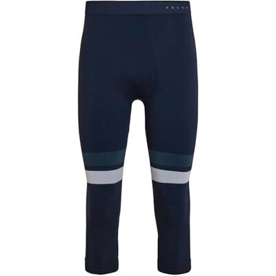 FALKE herr Baselayer-byxor, Maximum Warm 3/4 M Ti, funktionsmaterial, snabbtorkande, 1 styck, blå Space Blue 6116 trend, XL FALKE herr Baselayer-byxor, Maximum Warm 3/4 M Ti, funktionsmaterial, snabbtorkande, 1 styck, blå Space Blue 6116 trend, XL