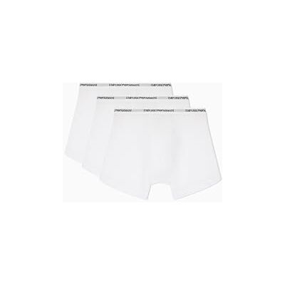 Giorgio Armani 3-pack boxershorts för män, vit/vit, XL Giorgio Armani 3-pack boxershorts för män, vit/vit, XL
