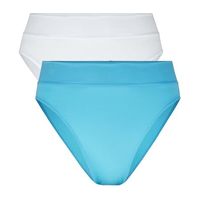 CALIDA Elastiska duopack trosor för kvinnor, i dubbelpack, hög midja, Vit, 48-50 CALIDA Elastiska duopack trosor för kvinnor, i dubbelpack, hög midja, Vit, 48-50