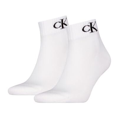 Calvin strumpor män kvarts 2P monogram, Vitt, 40-42 Calvin strumpor män kvarts 2P monogram, Vitt, 40-42