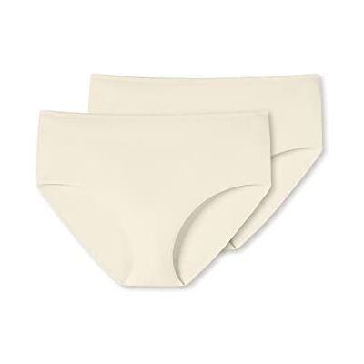 Uncover by Schiesser Schiesser Dam 2 pack midiunderkläder, Underkläder, Krämfärgade, XL Uncover by Schiesser Schiesser Dam 2 pack midiunderkläder, Underkläder, Krämfärgade, XL