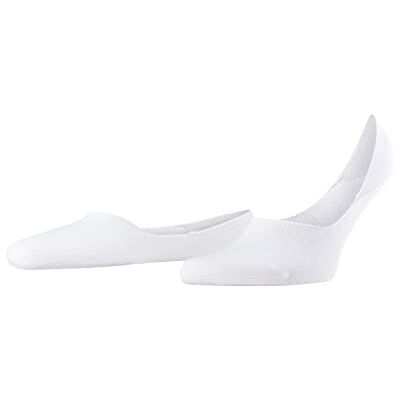 FALKE , herr, osynlig, Step Medium Cut strumpor, andas, hållbar bomull, mjuk kant och silikon på hälen, för tryckfri passform och bästa grepp, enfärgad, 1 par, Vit vit 2000, 45-46 EU FALKE , herr, osynlig, Step Medium Cut strumpor, andas, hållbar bomull, mjuk kant och silikon på hälen, för tryckfri passform och bästa grepp, enfärgad, 1 par, Vit vit 2000, 45-46 EU