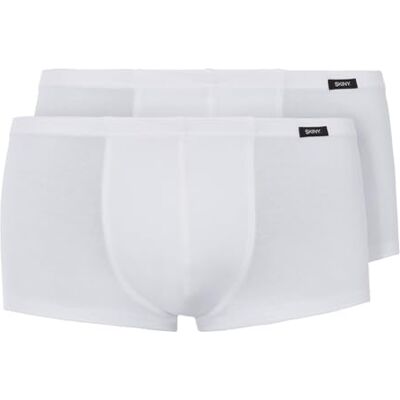 Skiny Boxershorts för män (2-pack), Vit (vit 0500), XXL Skiny Boxershorts för män (2-pack), Vit (vit 0500), XXL