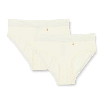 Dagi Ecru kvinnor 2-pack regular midjekalsonger, ecru, 3XL, ecru, 3XL Dagi Ecru kvinnor 2-pack regular midjekalsonger, ecru, 3XL, ecru, 3XL