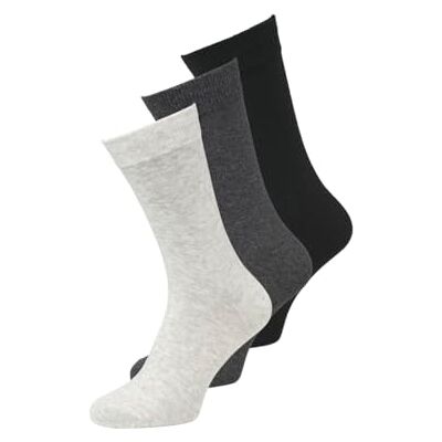 susurrus JACRAFAEL Strumpor 3-pack NOOS PLS, Svart/förpackning: mörkgrå melerad – ljusgrå melerad, 43-46 EU susurrus JACRAFAEL Strumpor 3-pack NOOS PLS, Svart/förpackning: mörkgrå melerad – ljusgrå melerad, 43-46 EU