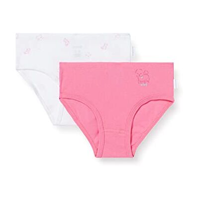 Schiesser Mädchen 2 PACK Hüftslips höhere Passform Unterwäsche Feinripp 100% Organic Bio Baumwolle Größe 92 bis 140 Schiesser Mädchen 2 PACK Hüftslips höhere Passform Unterwäsche Feinripp 100% Organic Bio Baumwolle Größe 92 bis 140