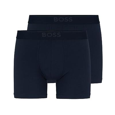 Boss mens 2-pack Soft Modal Boxer Briefs, Blue Peacock, Medium US Boss mens 2-pack Soft Modal Boxer Briefs, Blue Peacock, Medium US