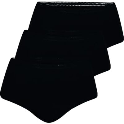 Athena Linjaler, set med 3 trosor, damlinjaltrosor, svart, XL Athena Linjaler, set med 3 trosor, damlinjaltrosor, svart, XL