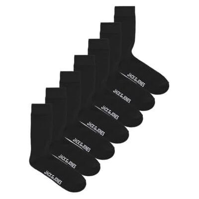 JACK & JONES Jacblack Friday strumpa 7-pack, svart, one size JACK & JONES Jacblack Friday strumpa 7-pack, svart, one size