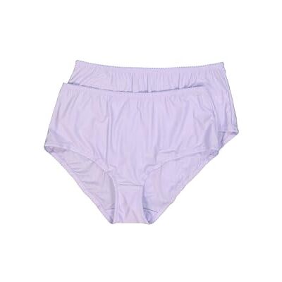 Ulla Popken damer damer stora storlekar plus size midi-kalsonger, 2-pack underkläder, Delikat lavendel, 54 Ulla Popken damer damer stora storlekar plus size midi-kalsonger, 2-pack underkläder, Delikat lavendel, 54