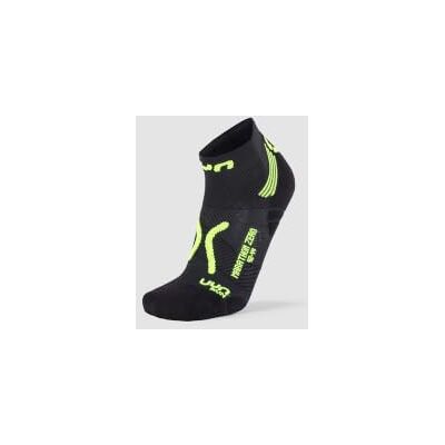 UYN herr marathon noll löparstrumpor strumpor svart/gul fluor 35-38 UYN herr marathon noll löparstrumpor strumpor svart/gul fluor 35-38