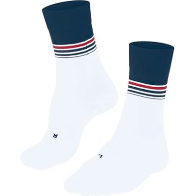 FALKE herr Löparstrumpor RU4 Endurance Cool M So funktionellt garn antiblåsning 1 par, Vit White 2003 Stripe, 39-41 FALKE herr Löparstrumpor RU4 Endurance Cool M So funktionellt garn antiblåsning 1 par, Vit White 2003 Stripe, 39-41