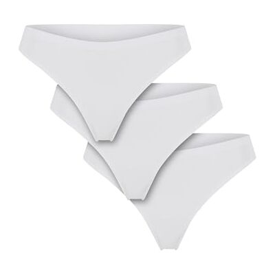 Urban Classics Kvinnors TB7662B-kvinnors bondad brasilianska 3-pack underkläder, vit vit vit + vit, XS, Vit + vit + vit, XS Urban Classics Kvinnors TB7662B-kvinnors bondad brasilianska 3-pack underkläder, vit vit vit + vit, XS, Vit + vit + vit, XS