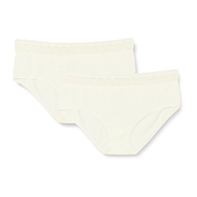 Dagi Ecru kvinnor 2-pack normal midja byxa trosa, ecru, XL, ecru, XL Dagi Ecru kvinnor 2-pack normal midja byxa trosa, ecru, XL, ecru, XL