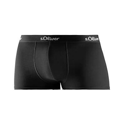 s.Oliver Herr 3 x hipster boxershorts, svart, M (3-pack), svart, S s.Oliver Herr 3 x hipster boxershorts, svart, M (3-pack), svart, S