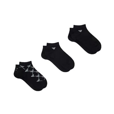 Giorgio Armani BOMULL 3-PACK INSIDE STRUMPOR Svart L/XL Giorgio Armani BOMULL 3-PACK INSIDE STRUMPOR Svart L/XL