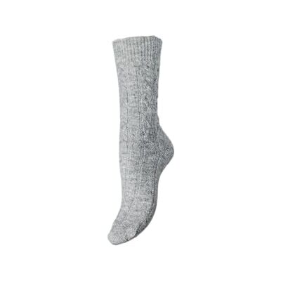 PIECES Pcnonna Xmas Socks Fp Bc, Medium grå melerad, one size PIECES Pcnonna Xmas Socks Fp Bc, Medium grå melerad, one size