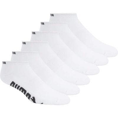 PUMA Socks United Legwear Low Cut vit traditionell, 10-13/6-12 (förpackning med 6) PUMA Socks United Legwear Low Cut vit traditionell, 10-13/6-12 (förpackning med 6)