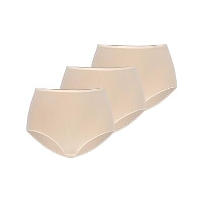 Teyli Underkläder damtrosor med hög midja – trosor 3-pack damunderkläder damunderkläder – damunderkläder damtrosor dampack, Beige, XS Teyli Underkläder damtrosor med hög midja – trosor 3-pack damunderkläder damunderkläder – damunderkläder damtrosor dampack, Beige, XS