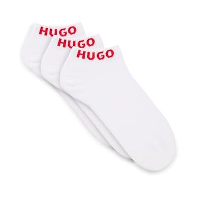 HUGO Ankle Socks för män, vit100, 39-42 EU HUGO Ankle Socks för män, vit100, 39-42 EU