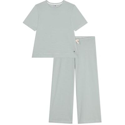 Petit Bateau Pyjamas för dam, Paul/Marshmallow, XXS Petit Bateau Pyjamas för dam, Paul/Marshmallow, XXS
