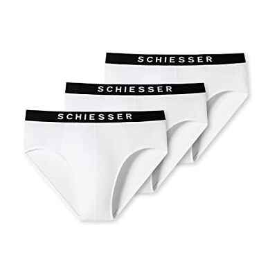 Schiesser Herren 3 PACK Slips Bio Baumwolle 95/5 Organic Schiesser Herren 3 PACK Slips Bio Baumwolle 95/5 Organic