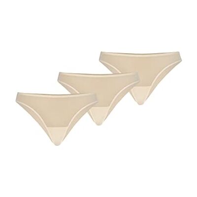 Teyli trepack underkläder damtrosor dam – dam underkläder trosor gjorda av transparent nät, Beige, M Teyli trepack underkläder damtrosor dam – dam underkläder trosor gjorda av transparent nät, Beige, M