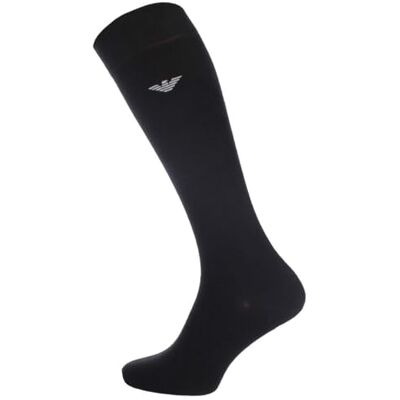 Giorgio Armani Man 2-pack långa sockor, svart, en storlek, svart, One Size Giorgio Armani Man 2-pack långa sockor, svart, en storlek, svart, One Size