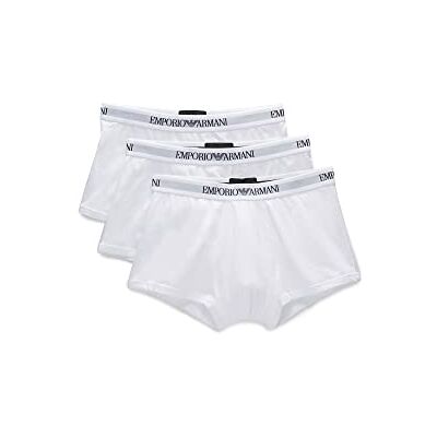 Giorgio Armani 3-pack bomullsbyxor för män, Vitt, M Giorgio Armani 3-pack bomullsbyxor för män, Vitt, M
