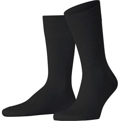 FALKE herrstrumpor Panama M SO bomull linne enfärgat 1 par, svart (Black 3000), 39–40, Svart (svart 3000), 39-40 EU FALKE herrstrumpor Panama M SO bomull linne enfärgat 1 par, svart (Black 3000), 39–40, Svart (svart 3000), 39-40 EU