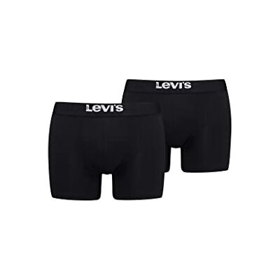 Levi's Levis Mäns Solid Basic Boxer, Svart, S, svart, S Levi's Levis Mäns Solid Basic Boxer, Svart, S, svart, S