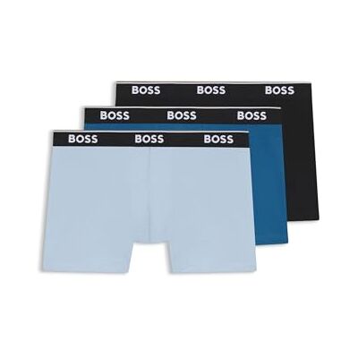 Boss boxershorts för män, Öppen blå 462, 5XL Boss boxershorts för män, Öppen blå 462, 5XL