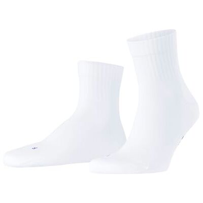 FALKE unisex vuxen Strumpor Run U Sso bomull funktionellt material osynlig enfärgat 1 par, Vit White 2000 Rib, 46-48 FALKE unisex vuxen Strumpor Run U Sso bomull funktionellt material osynlig enfärgat 1 par, Vit White 2000 Rib, 46-48