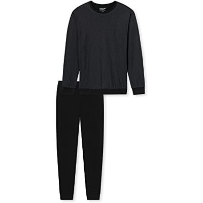 Uncover by Schiesser Schiesser Pyjamas för män (Homewear-set) 1-pack Uncover by, svart, 52 Uncover by Schiesser Schiesser Pyjamas för män (Homewear-set) 1-pack Uncover by, svart, 52