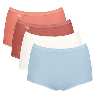 Sloggi kvinnors Basic+ Maxi 4p kalsonger (förpackning med 4), Flera färger 22, 74 Sloggi kvinnors Basic+ Maxi 4p kalsonger (förpackning med 4), Flera färger 22, 74